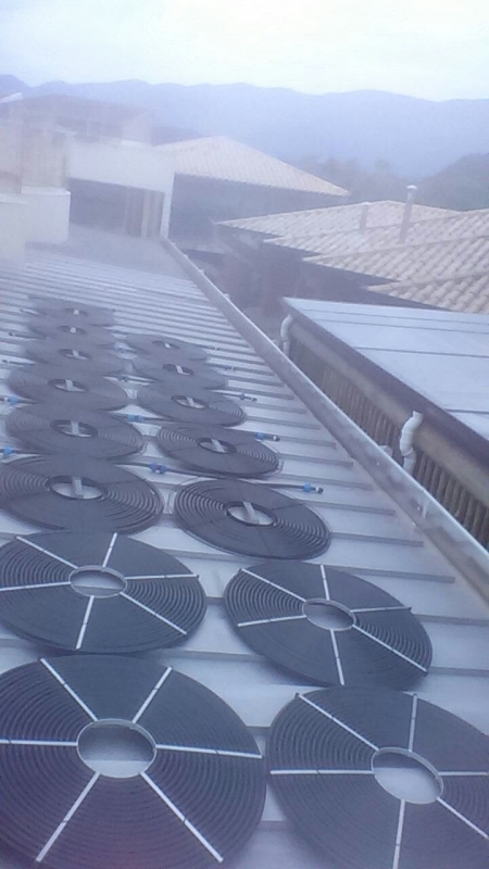 Aquecimento com Placa Solar para Piscina de Fibra Jardim Santa Terezinha - Sistema de Aquecimento Solar para Piscina