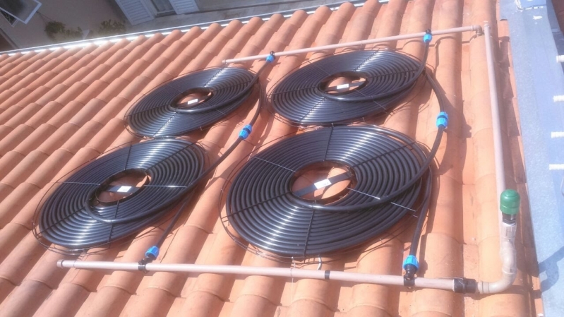 Aquecimento Solar para Piscina de Fibra Brás - Aquecimento Solar para Piscina