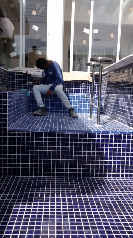 Construção de Piscina Azulejo Rio de Janeiro - Construção Piscina Revestida Vinil