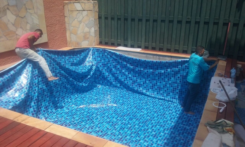 Instalação de Vinil 0.6 Mm para Piscina Preço Moema - Instalação de Vinil Tramado 1.5mm para Piscina