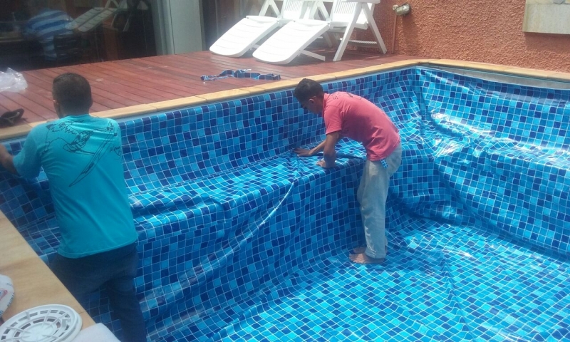 Instalação de Vinil Preço Ubatuba - Instalação e Reforma de Vinil para Piscina