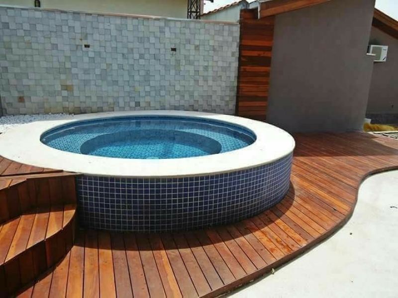 Piscinas com Deck de Madeira Limeira - Piscinas com Deck